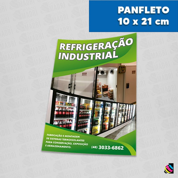 Panfleto Folder Flyer 15x21 Gráfica Madri Centro Palhoça