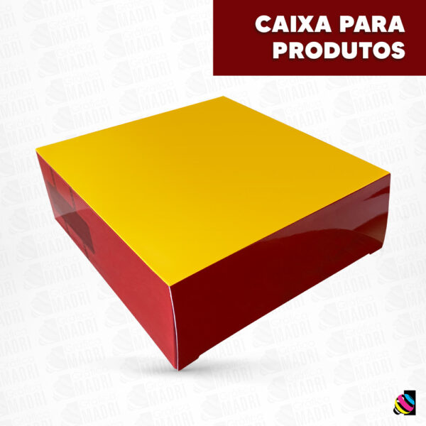 Caixa para Produtos - Fechada - Gráfica Madri Centro Palhoça SC