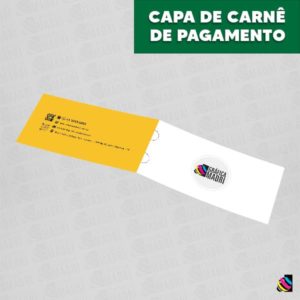 Capa de Carnê de Pagamento Gráfica Madri Palhoça