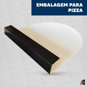 Embalagem para Pizza - Frente - Gráfica Madri Centro Palhoça SC -