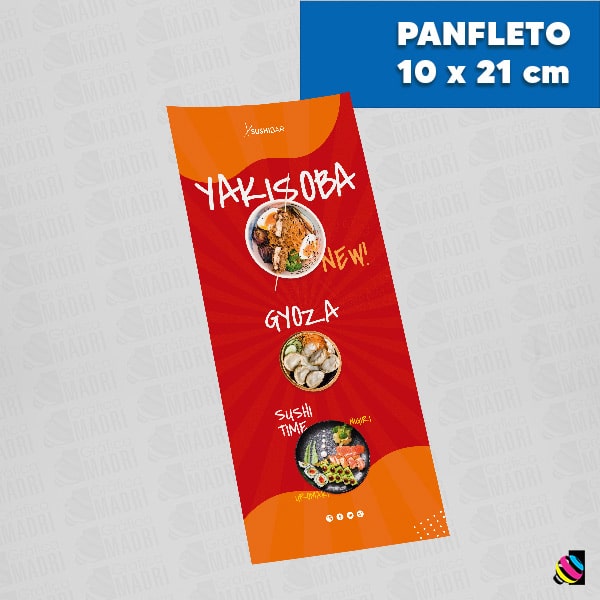 Panfleto Folder Flyer 10x21 Gráfica Madri Centro Palhoça