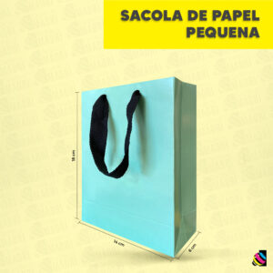 Sacola de Papel Pequena - Gráfica Madri Centro Palhoça SC -