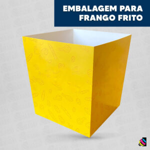 Embalagem para Frango Frito - Gráfica Madri Centro Palhoça SC -