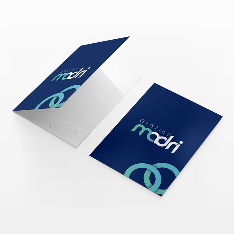 Pasta com Bolsa Branca - Pasta Personalizada - Gráfica Madri - Palhoça - Impressão Offset - Impressão Digital
