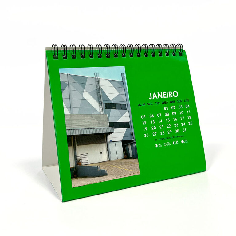 Calendário de Mesa com Base Triplex - Calendário - Gráfica Madri - Impressão Offset - Palhoça - Florianópolis - 001
