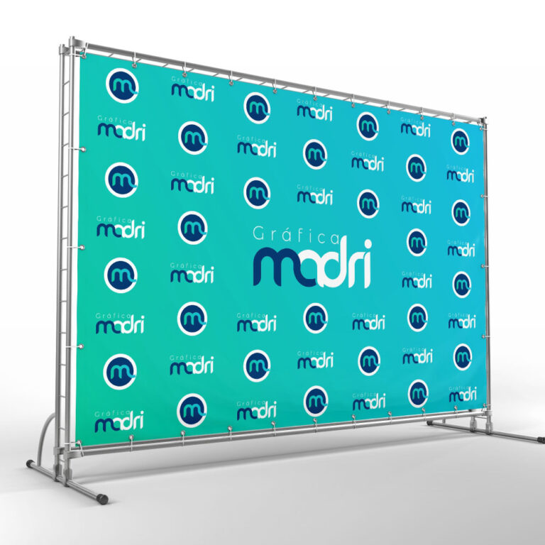 Lona com Ilhós Grande - Banner e Lona - Gráfica Madri - Impressão Offset - Palhoça - Florianópolis