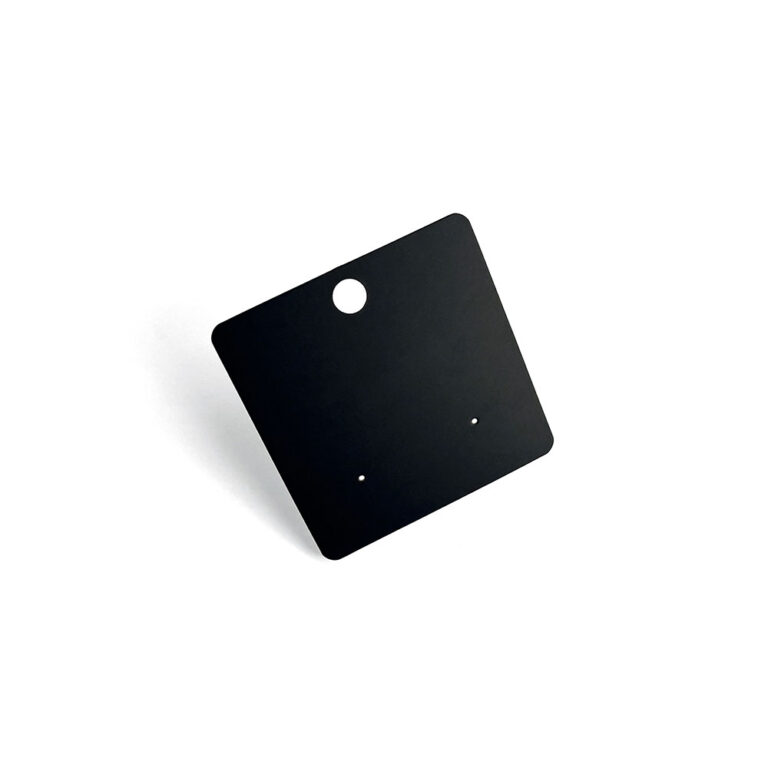 Cartela para 2 Brincos Quadrada - Semijoia - Gráfica Madri - Palhoça - Florianópolis