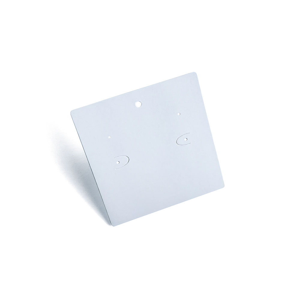 Cartela para 4 Brincos Quadrada - Semijoia - Gráfica Madri - Palhoça - Florianópolis