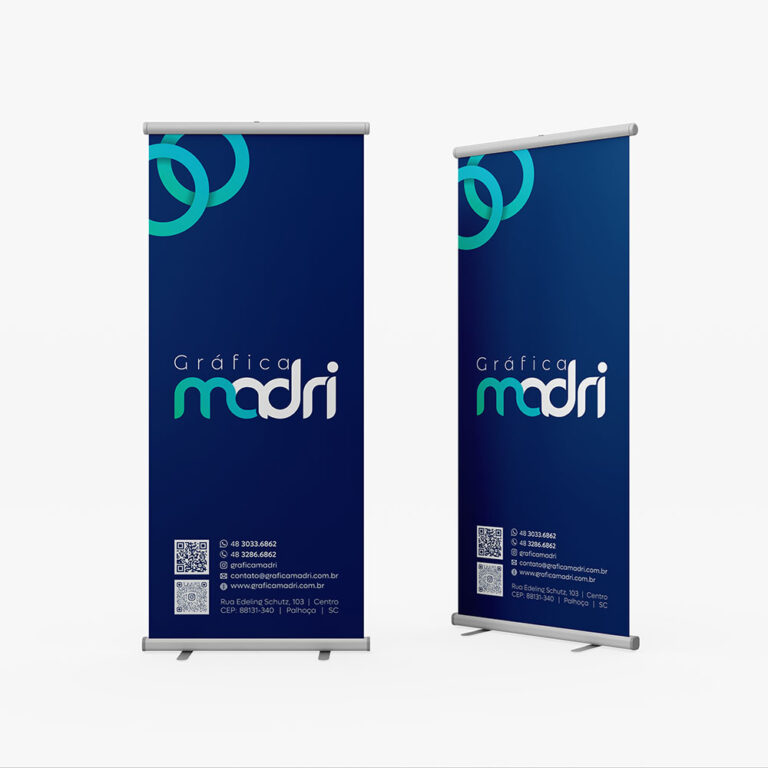 Roll Up - Banner - Gráfica Madri - Impressão Digital - Palhoça - Florianópolis -