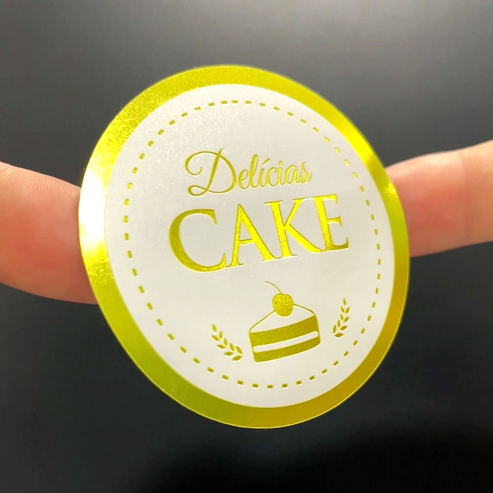 Adesivo BOPP Metalizado Dourado Premium - Adesivo Premium - Gráfica Madri - Florianópolis - Palhoça -Santa Catarina - 1 A