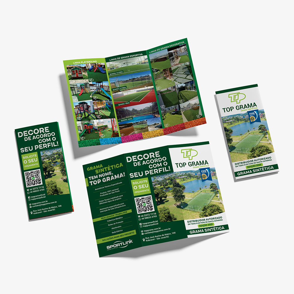 Folder A3 com 2 dobras Personalizado - Folder, Flyer e Panfleto - Gráfica Madri - Impressão Offset - Palhoça - Florianópolis - Folder A3 Personalizado