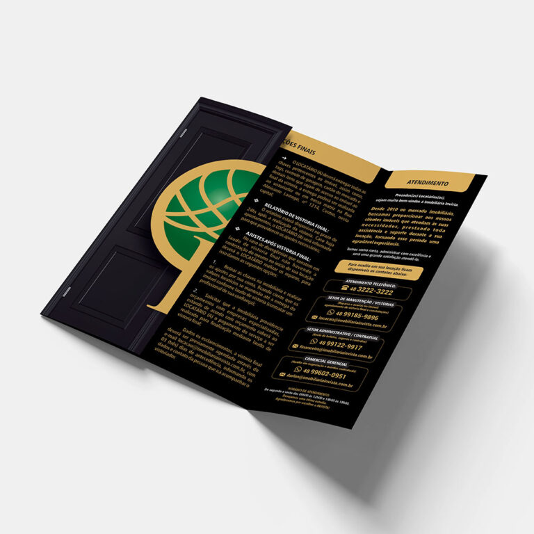 Folder A3 com 2 dobras Personalizado - Folder, Flyer e Panfleto - Gráfica Madri - Impressão Offset - Palhoça - Florianópolis - Folder A3 Personalizado