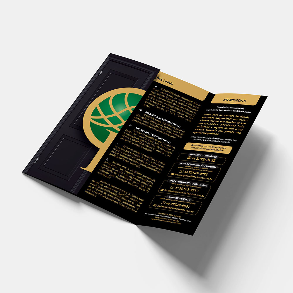 Folder A3 com 2 dobras Personalizado - Folder, Flyer e Panfleto - Gráfica Madri - Impressão Offset - Palhoça - Florianópolis - Folder A3 Personalizado