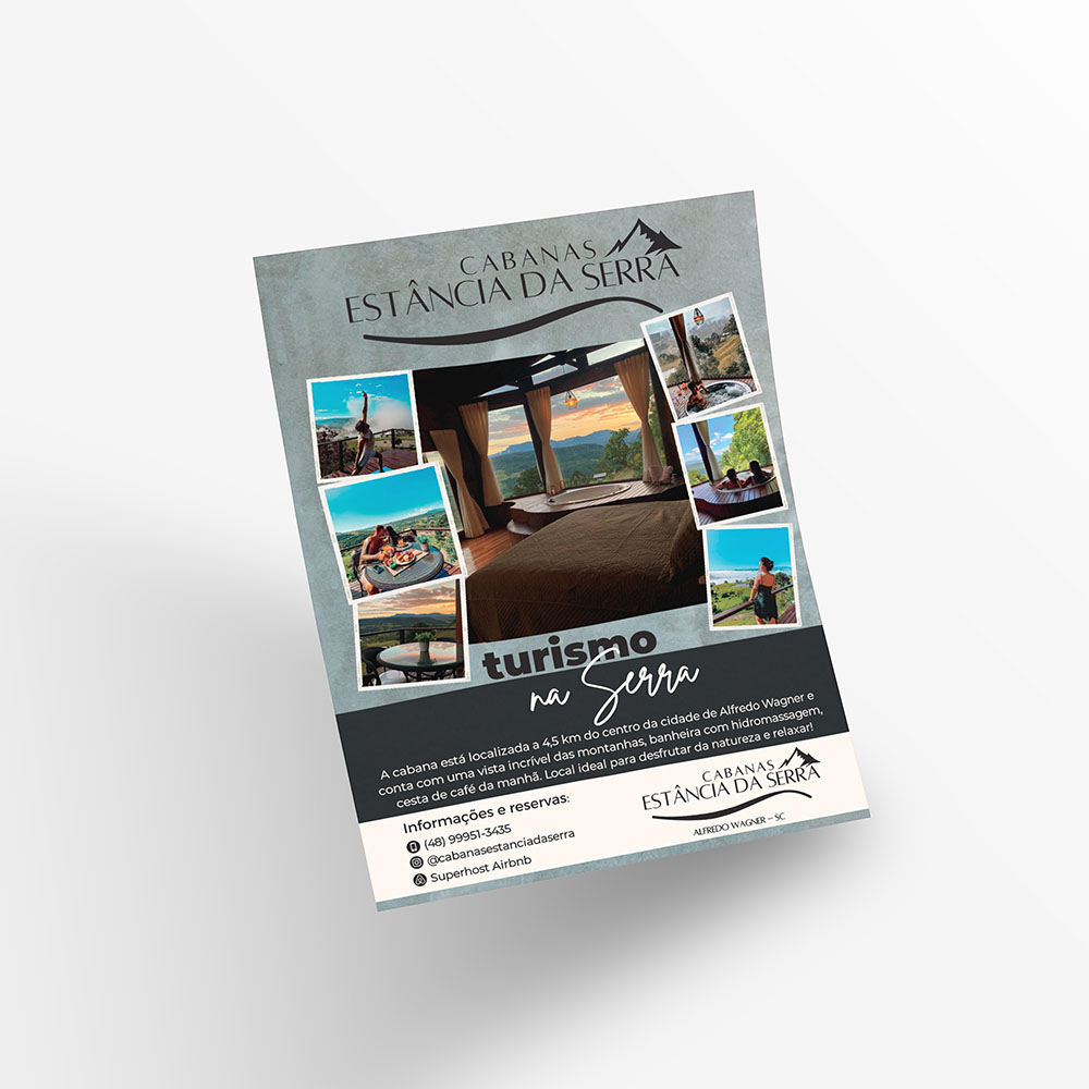 Panfleto 10x14 cm Personalizado - Folder, Flyer e Panfleto - Gráfica Madri - Impressão Offset - Palhoça - Florianópolis - 02